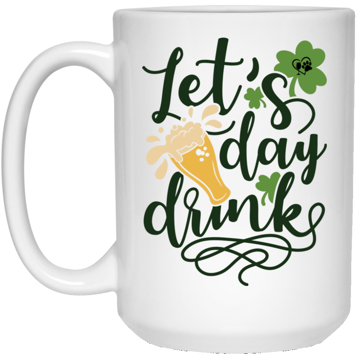 Drinkware White / One Size Winey Bitches Co "Let's Day Drink" 15 oz. White Mug WineyBitchesCo