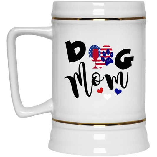 Drinkware White / One Size WineyBitches.Co Forever Red Wine & Blue Beer Stein 22oz. WineyBitchesCo