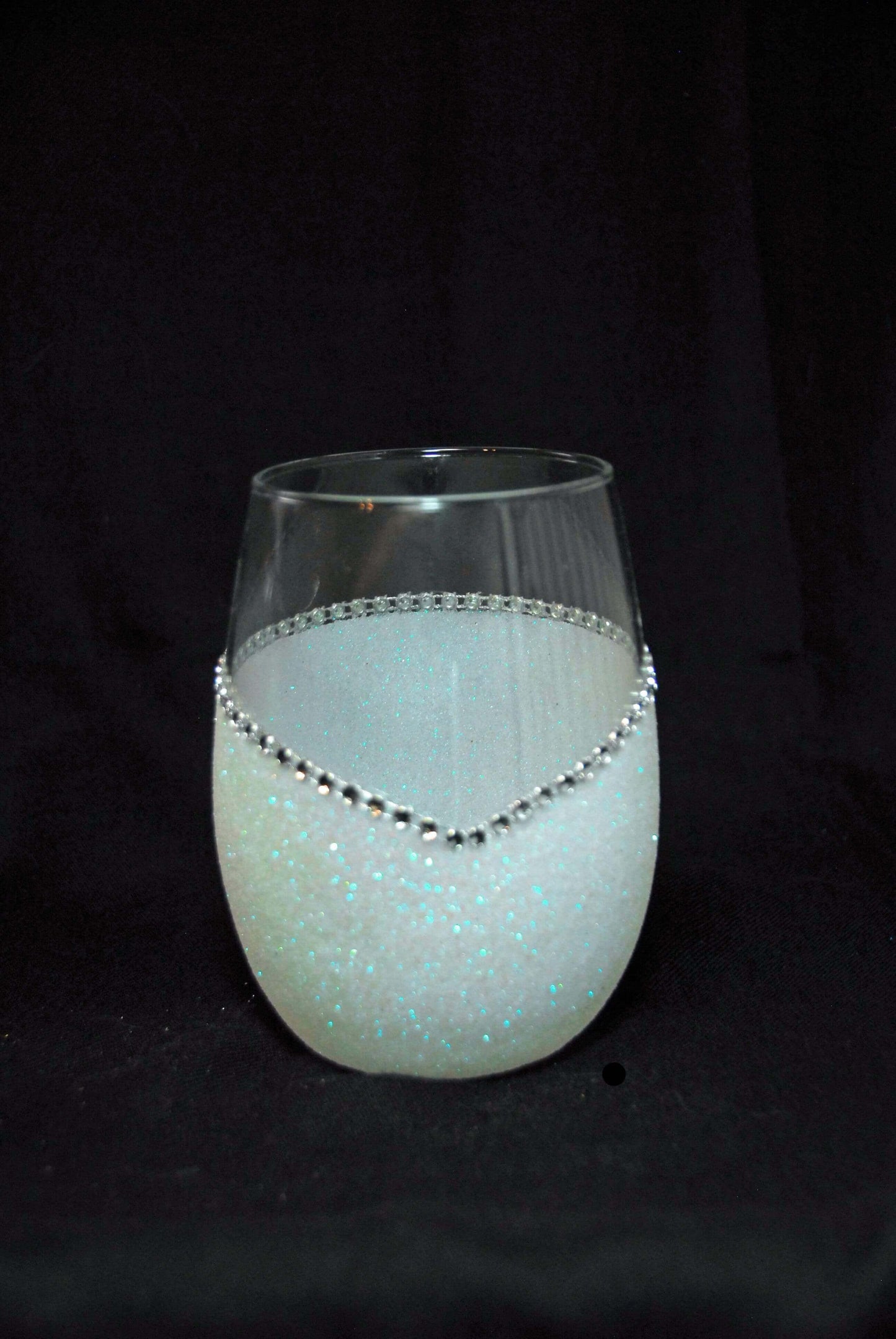 I Do Tricks For Treats (Dog) Bling Stem or Stemless Wine Glasses-Choose your color - Winey Bitches - Wine- Women- K9's