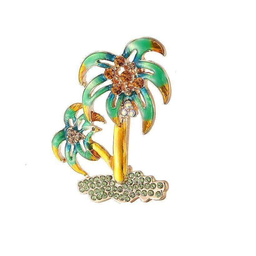 Drinkware Winey Bitches Co Coconut Palmtrees Tipsy Sip "Magnetic Bling for your Wine Glass" WineyBitchesCo