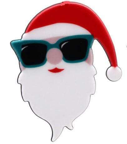 Drinkware Winey Bitches Co Cool Santa Tipsy Sip! "Magnetic Bling for your Wine Glass" WineyBitchesCo