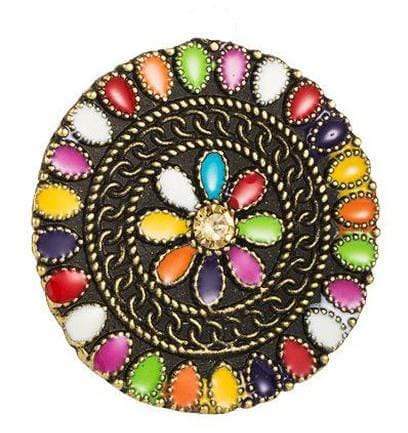 Drinkware Winey Bitches Co Enamel Color Wheel Tipsy Sip "Magnetic Bling for your Wine Glass" WineyBitchesCo