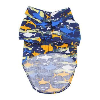 Doggie Hawaiian Camp Shirt - Island Sharks - Winey Bitches - Wine- Women- K9's