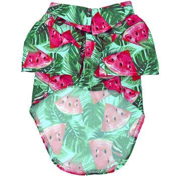 Doggie Hawaiian Camp Shirt -Juicy Watermelon - Winey Bitches - Wine- Women- K9's