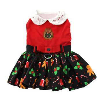 Holiday Dog Harness Dress - Gingerbread - Winey Bitches - Wine- Women- K9's