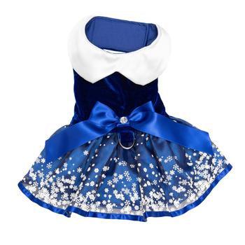 Holiday Dog Harness Dress - Snowflakes - Winey Bitches - Wine- Women- K9's