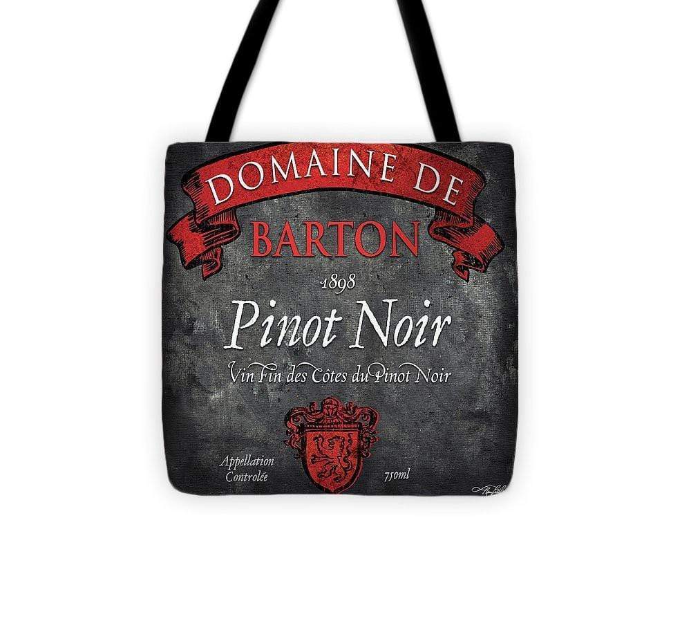 Home Decor 13" x 13" WineyBitches.co Still Life Wine Label Square Viii Tote Bag WineyBitchesCo
