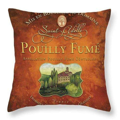 Home Decor 14" x 14" / Yes WineyBitches.co Still Life Wine Label Square Vi Throw Pillow WineyBitchesCo