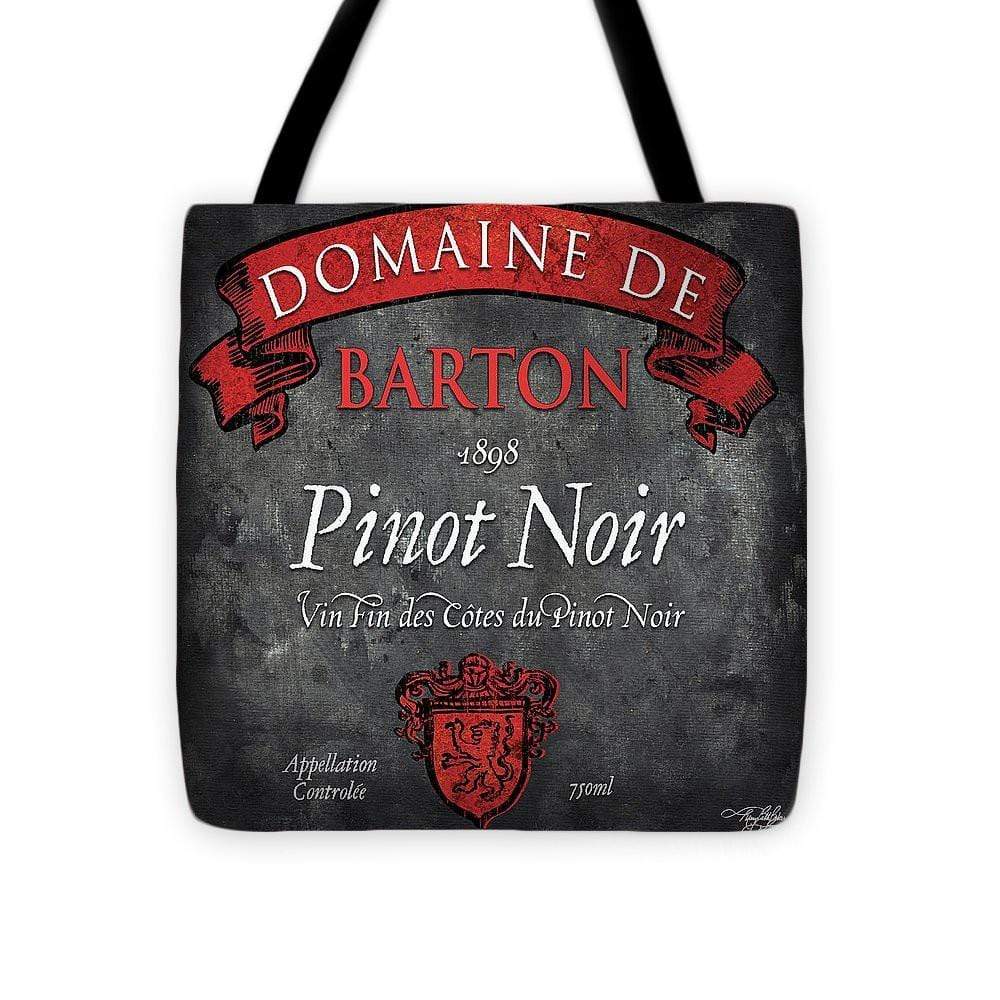 Home Decor 16" x 16" WineyBitches.co Still Life Wine Label Square Viii Tote Bag WineyBitchesCo