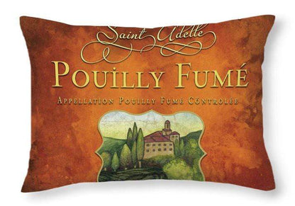 Home Decor 20" x 14" / Yes WineyBitches.co Still Life Wine Label Square Vi Throw Pillow WineyBitchesCo