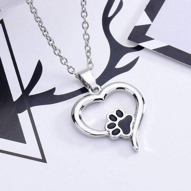 Jewelry & Watches A WineyBitches.Co Stylish Paw Heart Necklace For Women WineyBitchesCo