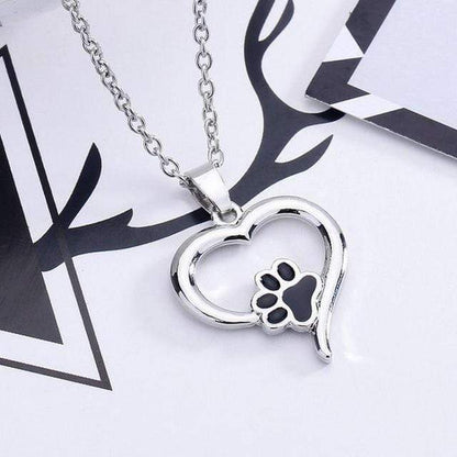 Jewelry & Watches A WineyBitches.Co Stylish Paw Heart Necklace For Women WineyBitchesCo
