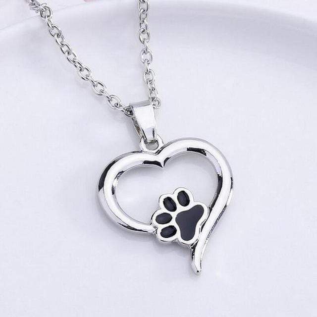 Jewelry & Watches A WineyBitches.Co Stylish Paw Heart Necklace For Women WineyBitchesCo