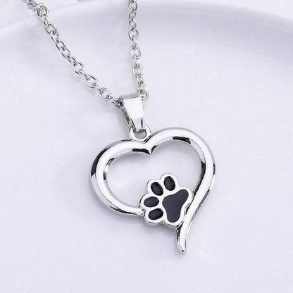 Jewelry & Watches A WineyBitches.Co Stylish Paw Heart Necklace For Women WineyBitchesCo