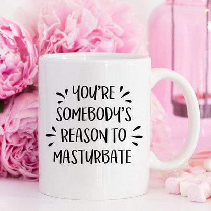 Kitchen Winey Bitches Coffee Mug, Reason To Masturbate WineyBitchesCo