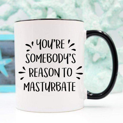 Kitchen Winey Bitches Coffee Mug, Reason To Masturbate WineyBitchesCo