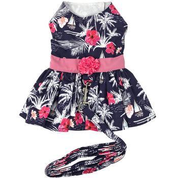 Moonlight Sails Dog Dress with Matching Leash - Winey Bitches - Wine- Women- K9's