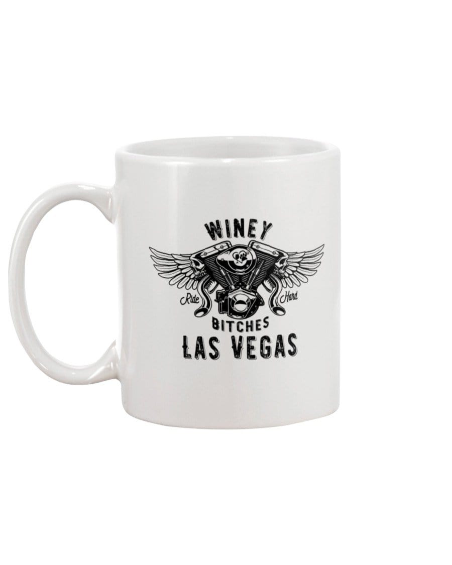 Mugs White / 15OZ Winey Bitches Co "Ride Hard Las Vegas" 15oz Mug Wht WineyBitchesCo