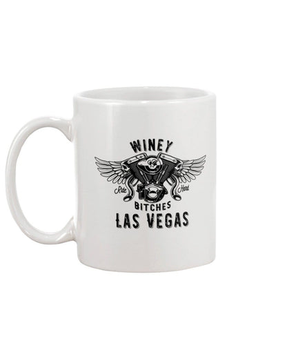 Mugs White / 15OZ Winey Bitches Co "Ride Hard Las Vegas" 15oz Mug Wht WineyBitchesCo