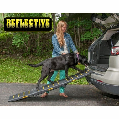 Winey Bitches Co Travel Lite Tri-Fold Reflective Ramp - 200 lbs Capacity