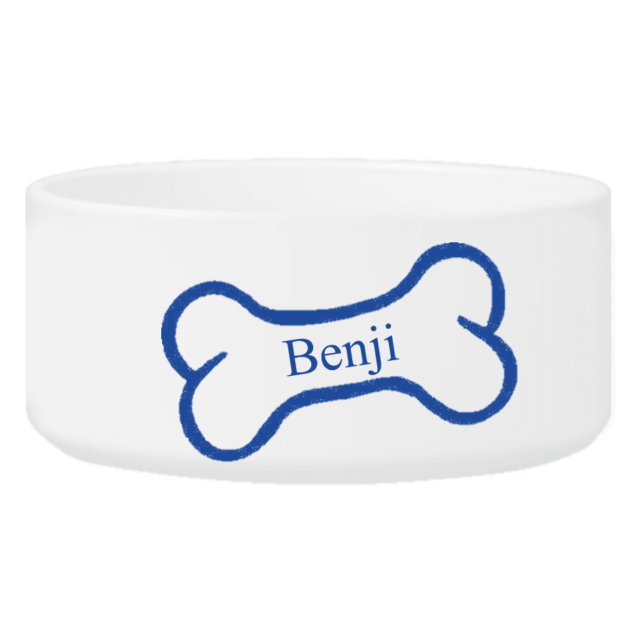 Personalized Large Dog Bowl - Bright Treats - Winey Bitches - Wine- Women- K9's