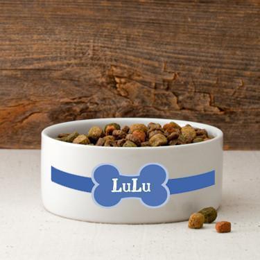 Personalized Small Dog Bowl - Colorful Bones - Winey Bitches - Wine- Women- K9's