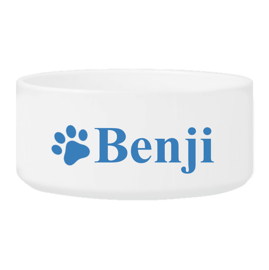Personalized Small Dog Bowl - Happy Paws - Winey Bitches - Wine- Women- K9's