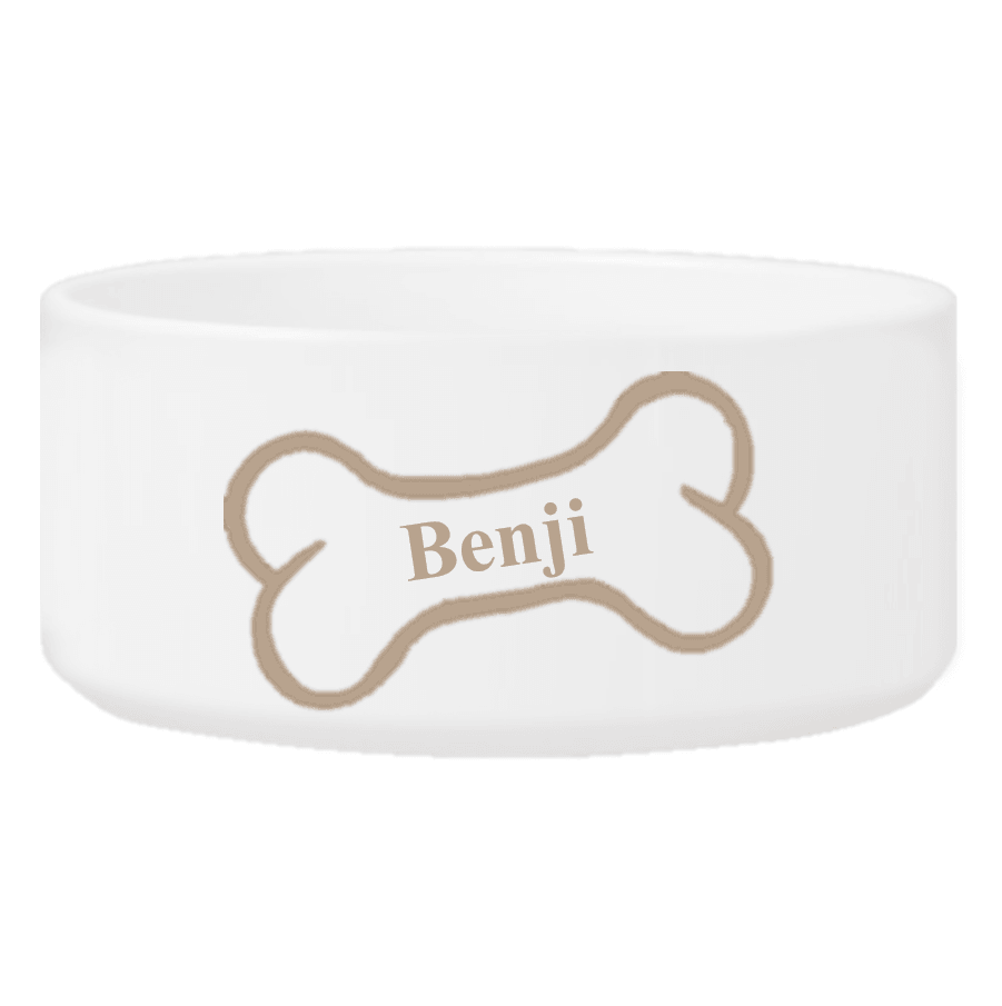 Personalized Large Dog Bowl - Bright Treats - Winey Bitches - Wine- Women- K9's