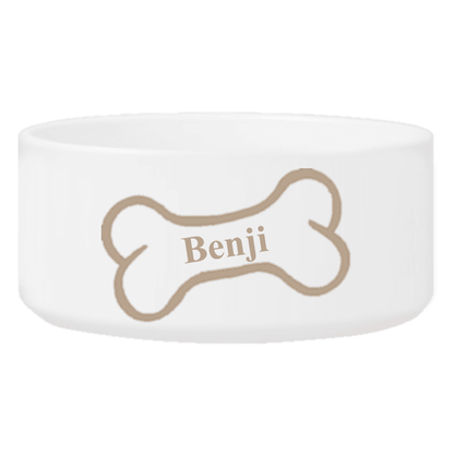 Personalized Large Dog Bowl - Bright Treats - Winey Bitches - Wine- Women- K9's