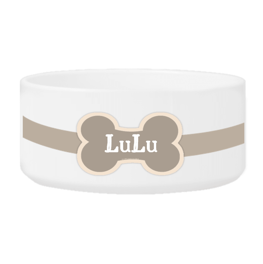 Personalized Small Dog Bowl - Colorful Bones - Winey Bitches - Wine- Women- K9's