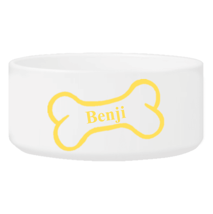 Personalized Large Dog Bowl - Bright Treats - Winey Bitches - Wine- Women- K9's