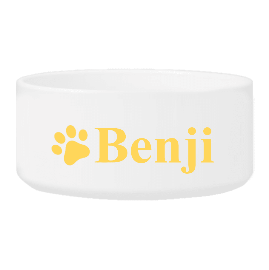 Personalized Small Dog Bowl - Happy Paws - Winey Bitches - Wine- Women- K9's