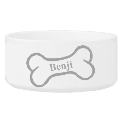 Personalized Small Dog Bowl - Bright Treats - Winey Bitches - Wine- Women- K9's