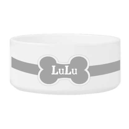 Personalized Small Dog Bowl - Colorful Bones - Winey Bitches - Wine- Women- K9's