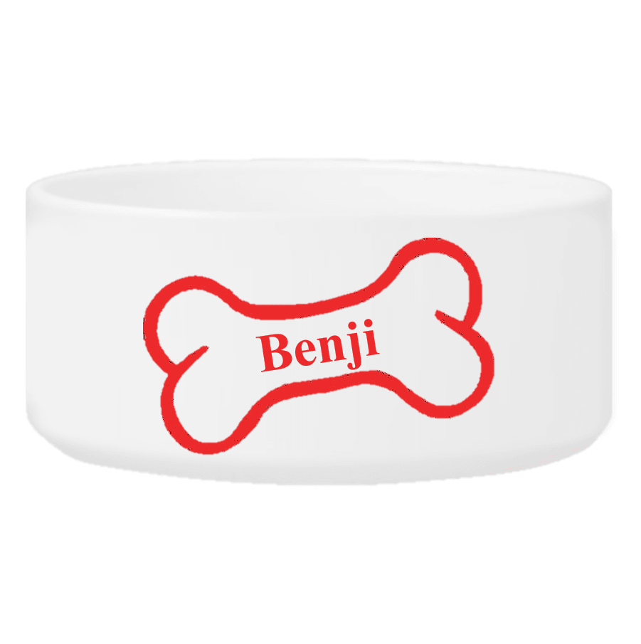 Personalized Small Dog Bowl - Bright Treats - Winey Bitches - Wine- Women- K9's