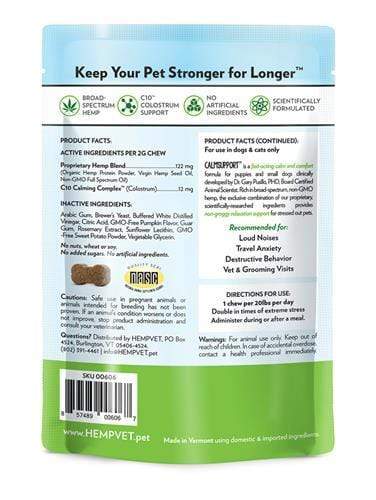 Pets Winey Bitches Co CALM SUPPORT REWARDS+ CBD with C10 Calming Complex™ (30 chews/bag) WineyBitchesCo