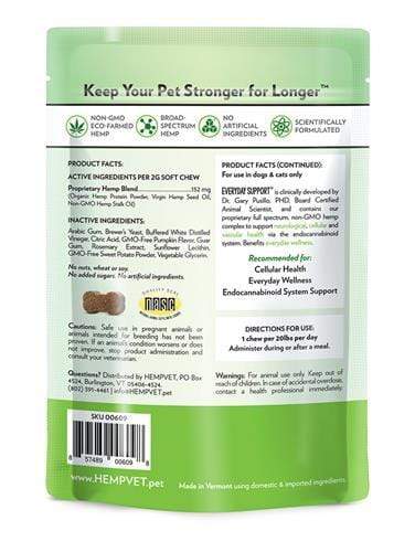 Pets Winey Bitches Co EVERYDAY SUPPORT REWARDS+ CBD Pure Hemp Complex (30 chews/bag) WineyBitchesCo