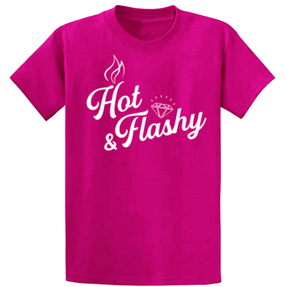 Hot and Flashy Tee - Winey Bitches - Wine- Women- K9's