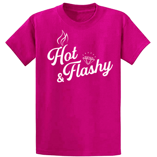 Hot and Flashy Tee - Winey Bitches - Wine- Women- K9's