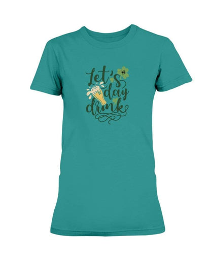 Shirts Antique Jade Dome / S Winey Bitches Co "Let's Day Drink" Ladies Missy T-Shirt WineyBitchesCo