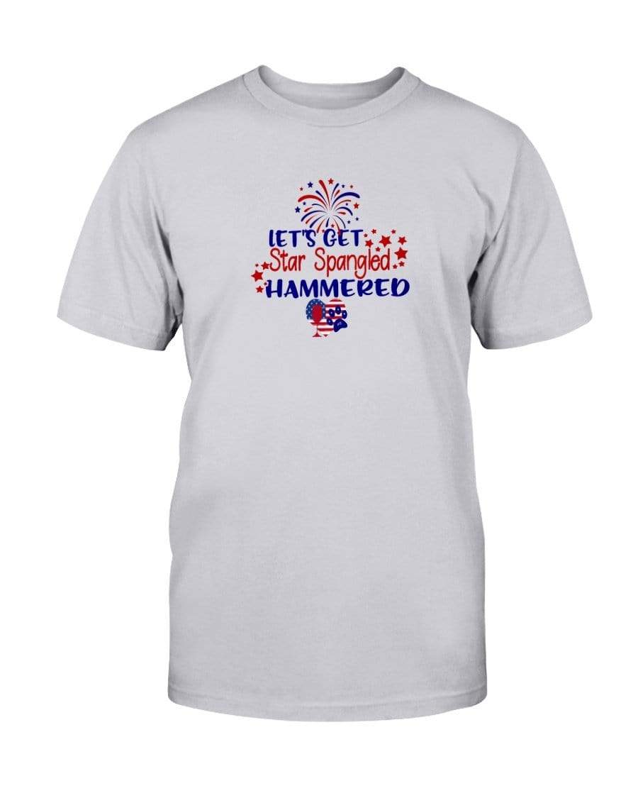Shirts Ash / S Winey Bitches Co "Lets Get Star Spangled Hammered" Ultra Cotton T-Shirt WineyBitchesCo
