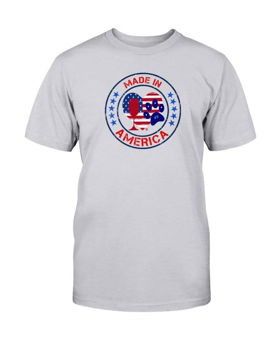 Shirts Ash / S Winey Bitches Co "Made In America" Ultra Cotton T-Shirt WineyBitchesCo