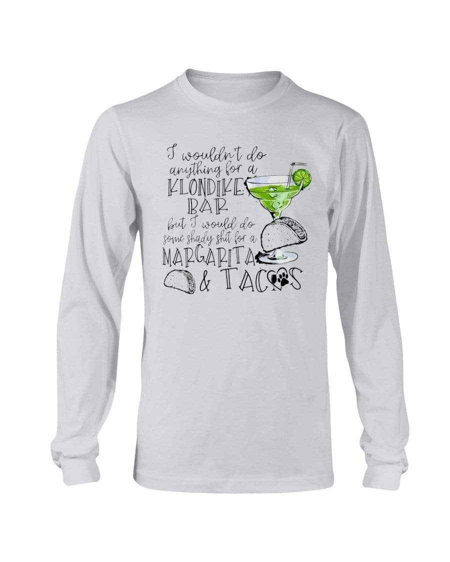 Shirts Ash / S Winey Bitches Co Margaritas and Tacos Long Sleeve T-Shirt WineyBitchesCo