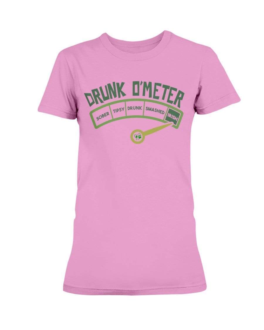 Shirts Azalea / S Winey Bitches Co "Drunk O'Meter" Ladies Missy T-Shirt WineyBitchesCo
