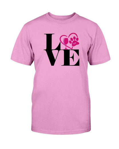 Shirts Azalea / S Winey Bitches Co "Love Squared" Ultra Cotton T-Shirt WineyBitchesCo