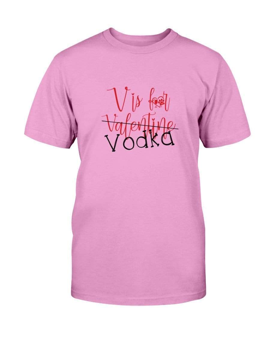 Shirts Azalea / S Winey Bitches Co "V is for Vodka" Ultra Cotton T-Shirt WineyBitchesCo