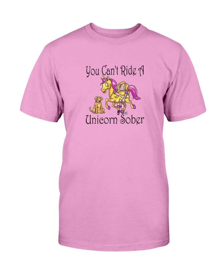 Shirts Azalea / S Winey Bitches Co "You Can't Ride A Unicorn Sober" Ultra Cotton T-Shirt WineyBitchesCo