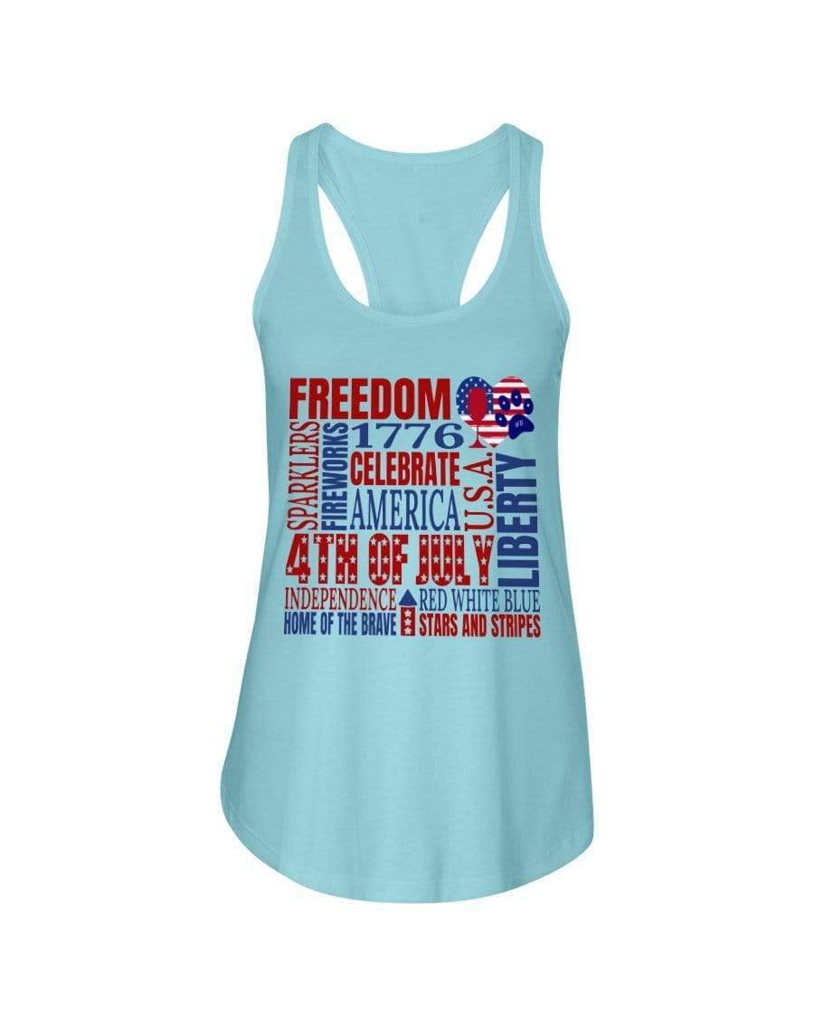 Shirts Cancun / XS Winey Bitches Co "Celebrate America" Ladies Racerback Tank WineyBitchesCo