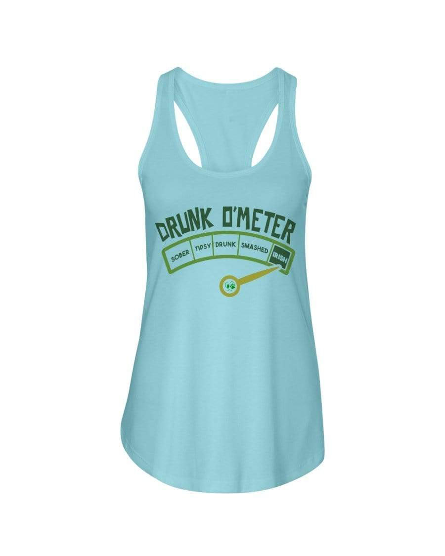 Shirts Cancun / XS Winey Bitches Co "Irish Drunk O'Meter" Ladies Racerback Tank WineyBitchesCo