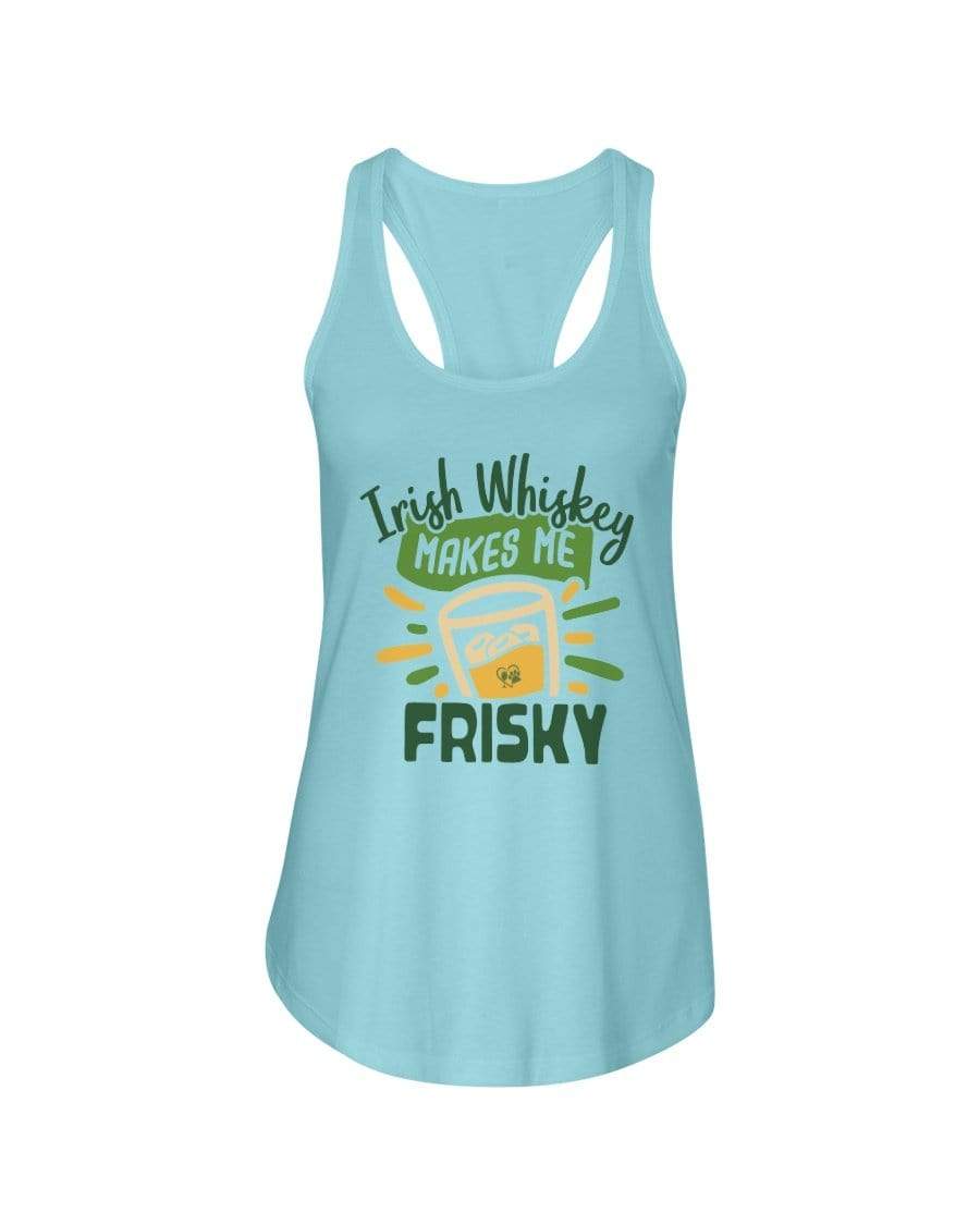 Shirts Cancun / XS Winey Bitches Co  "Irish Whiskey Makes Me Frisky" Ladies Racerback Tank Top* WineyBitchesCo